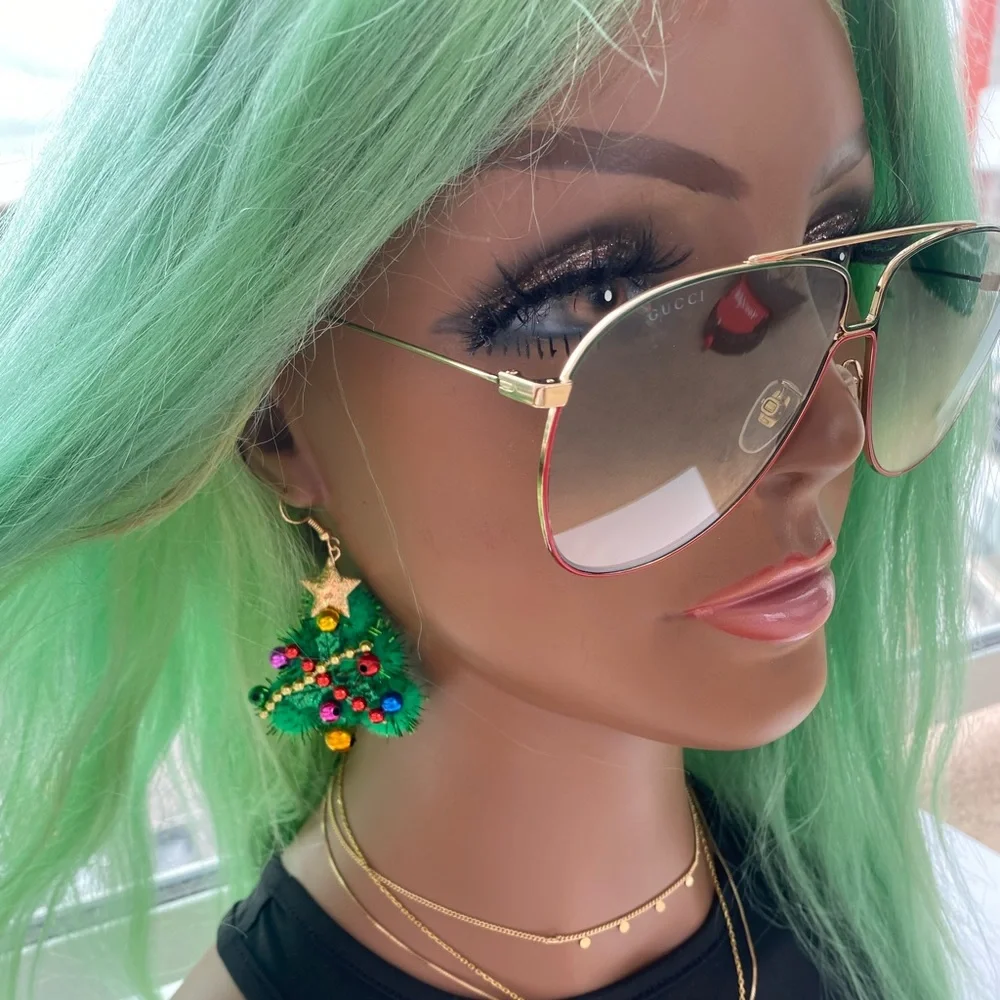 GUCCI Green Aviator Men's Sunglasses
GG0440S 004 61 - Picture 3 of 16